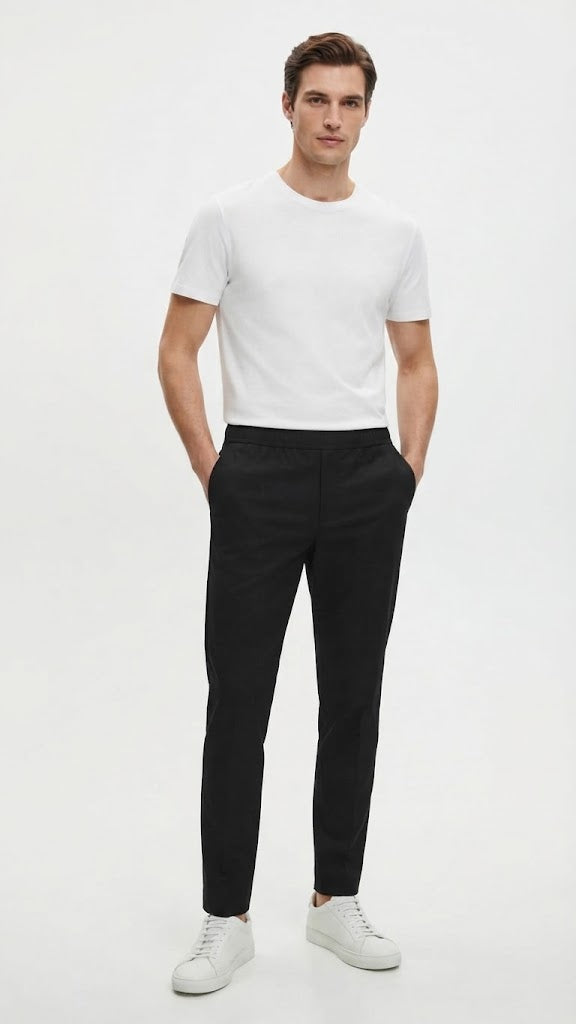 Pantalon Negro Selected Hombre 8054