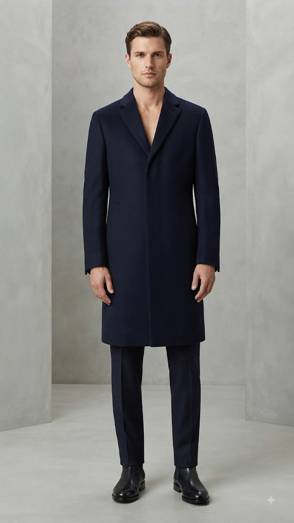 Abrigo Azul Electrico Selected Hombre 4712