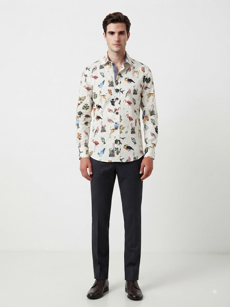 Camisa Selected Blanco Hombre 1283