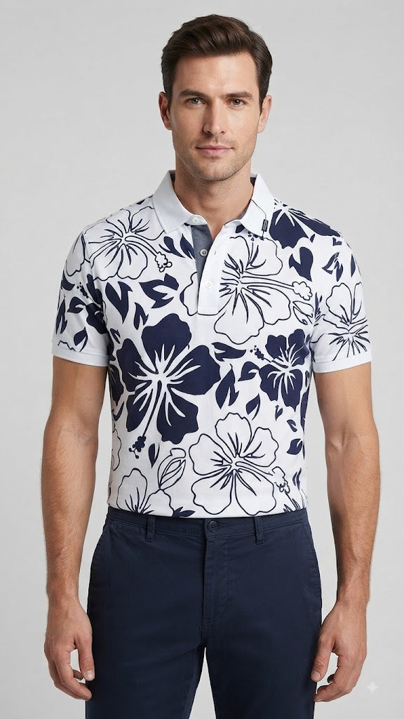 Polera Blanca Selected Hombre 7318