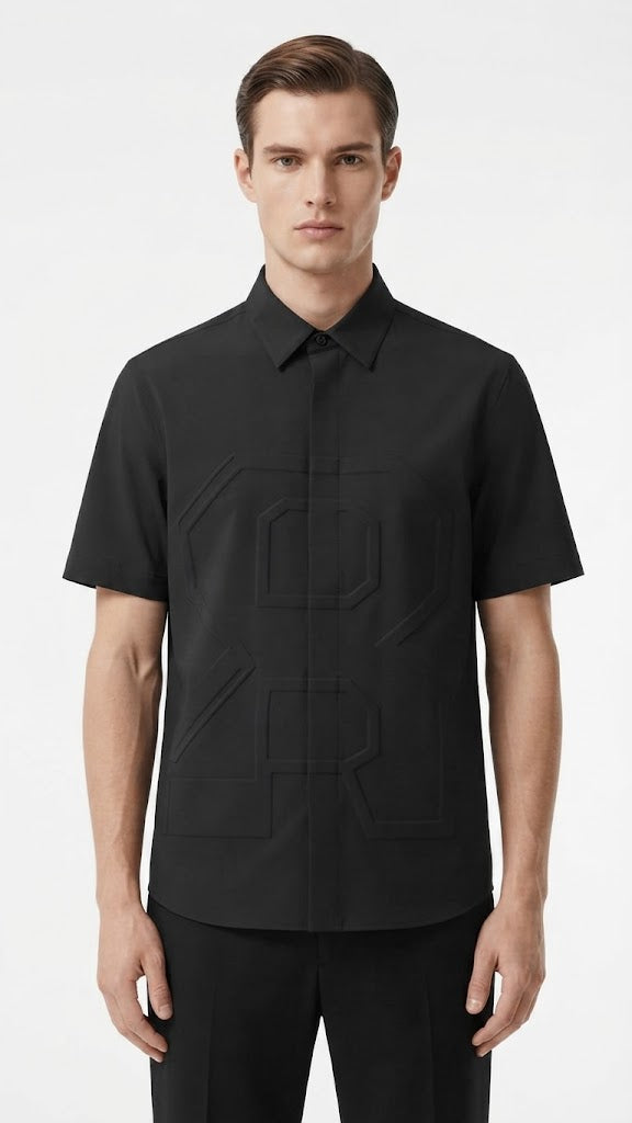 Camisa Negra Selected Hombre 1254