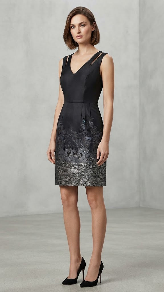 Vestido De Mujer Negro selected Mujer 8788