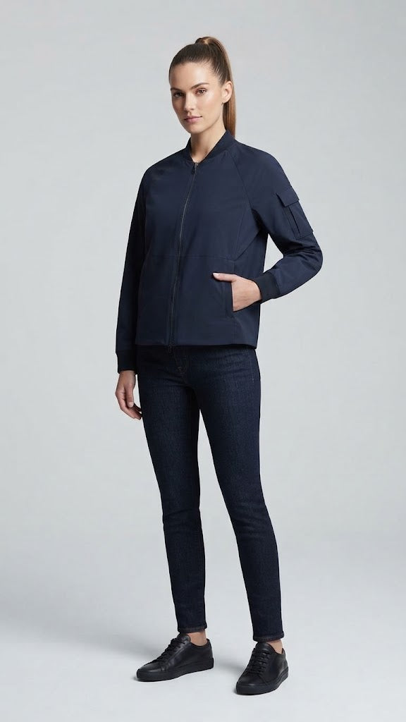 Chaqueta Azul Electrico Selected Mujer 0865
