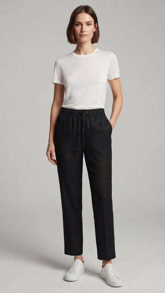 Pantalon Negro Selected Mujer 5588