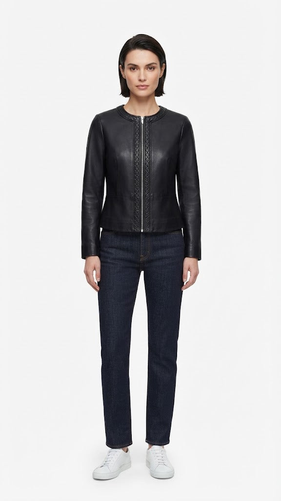 Chaqueta Casual Selected Nergra Para Mujer 9165
