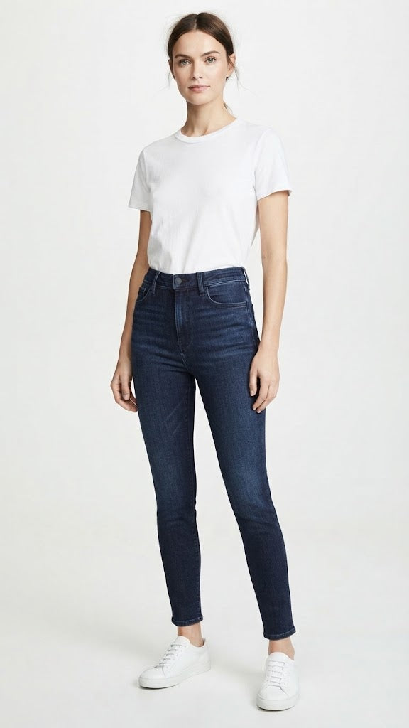 Jeans Denim Azul Medio Seleceted Mujer 0896