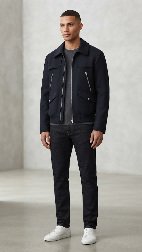 Chaqueta Azul Marino Selected Hombre 4722
