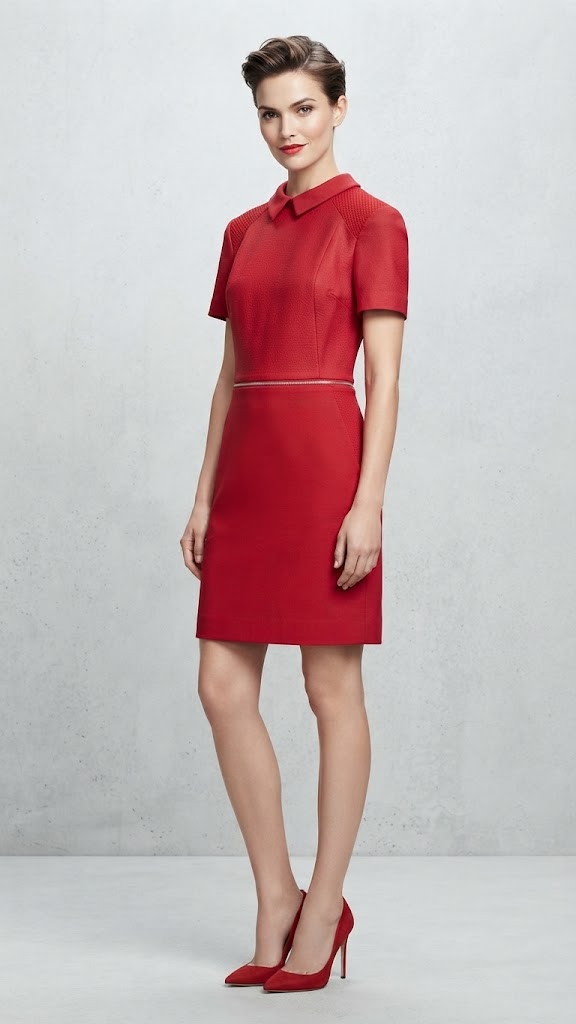 Vestido De Mujer Rojo selected Mujer 5650