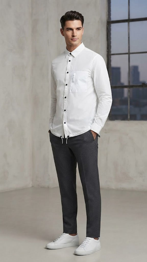 Camisa Blanca Selected Hombre 6883
