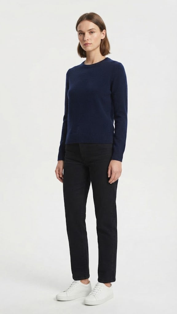 suéter Azul Marino Selected Mujer 2663
