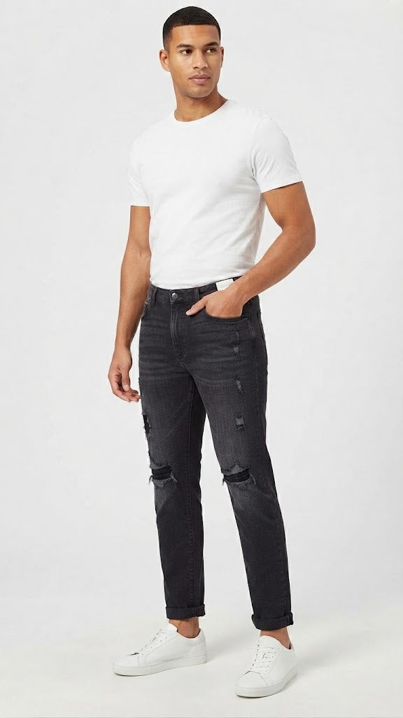 Jeans Denim Azul Medio Seleceted Hombre 5602