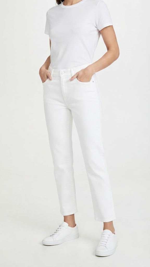 Jeans Blanca Selected Mujer 7346