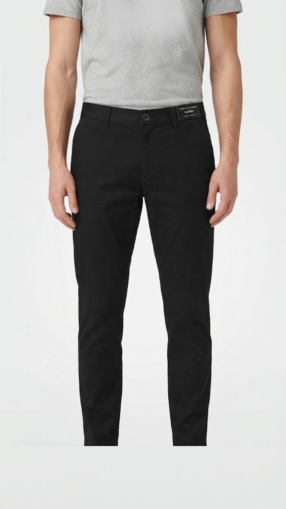 Pantalon Negro Selected Hombre 4377