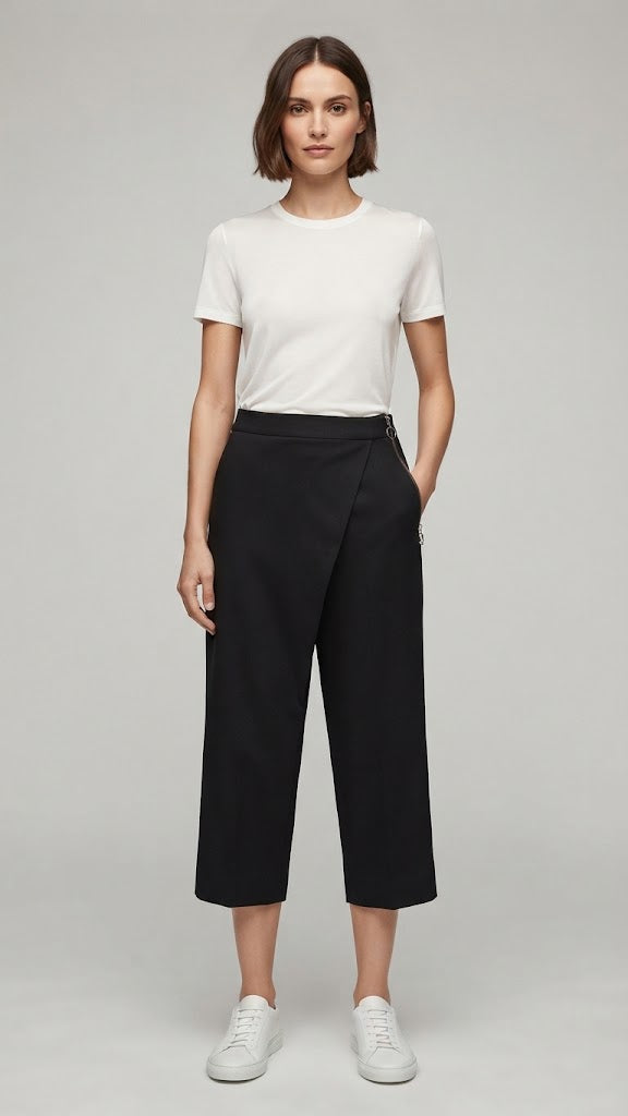 Pantalon Negro Selected Mujer 9292
