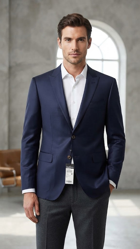 Blazer Azul Electrico Selected Hombre 7056