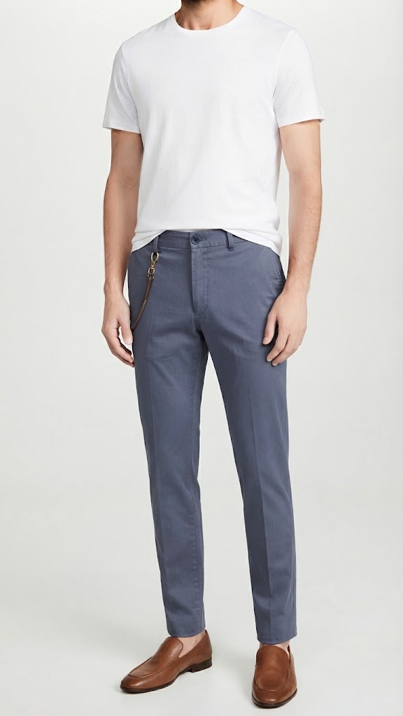 Pantalon Indigo Azul Denim Selected Hombre 0616
