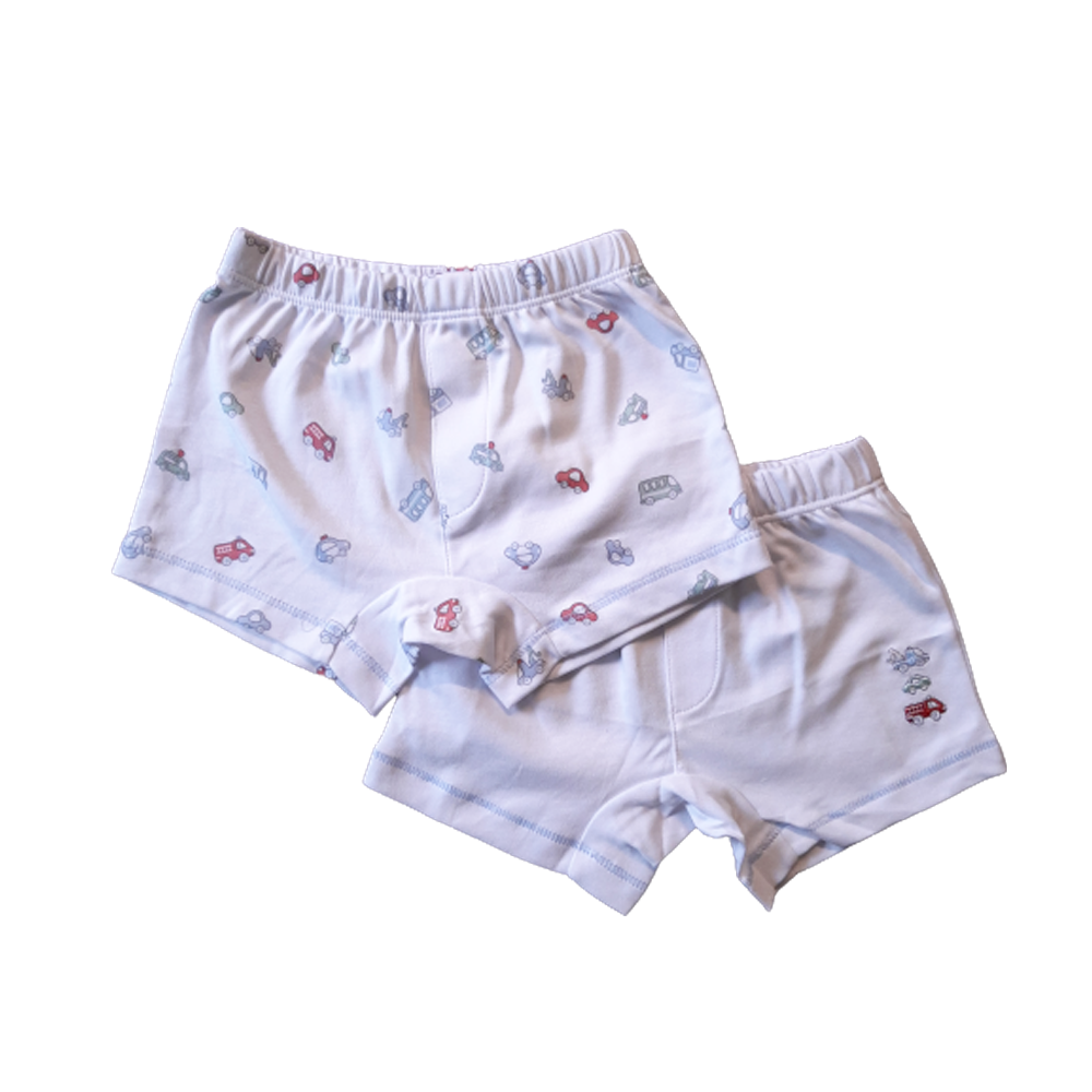 Boxer Babycottons Bunnies X2 Set Bco/Celeste