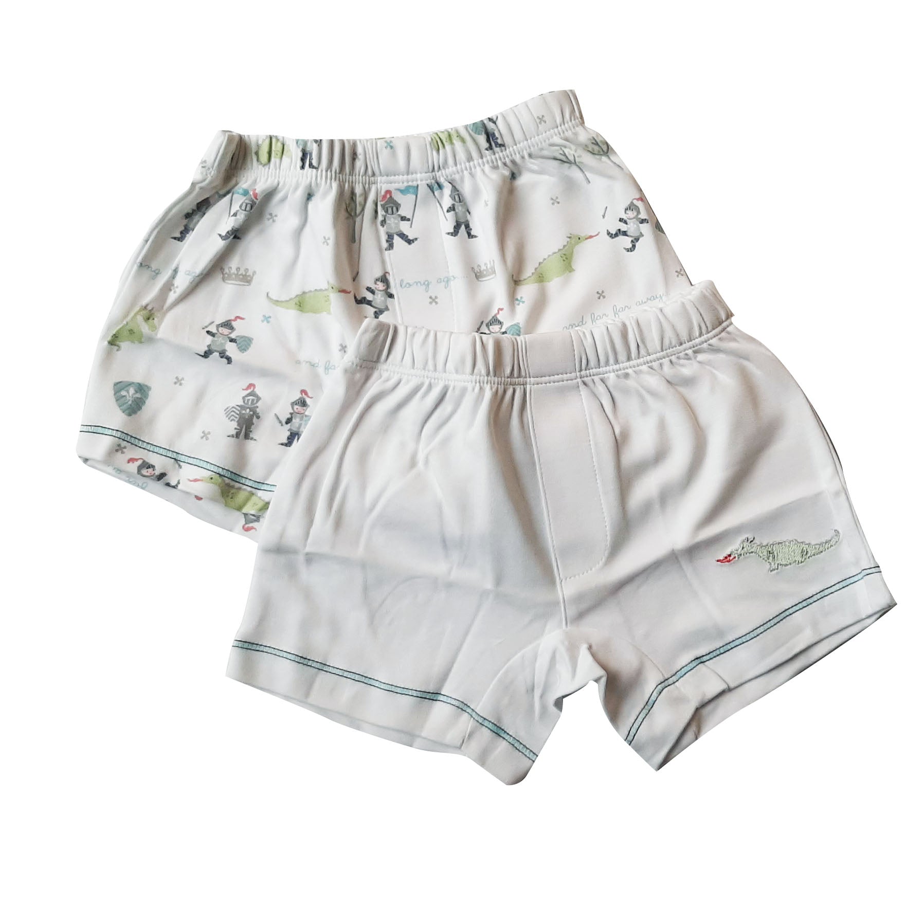 Boxer Babycottons Once Upon a Time Set X2 Blanco Azul