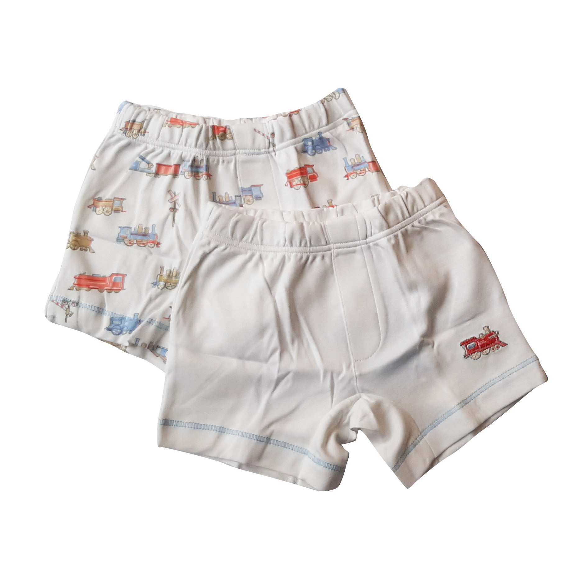 Boxer Babycottons Trail Set X2 Azul Rojo