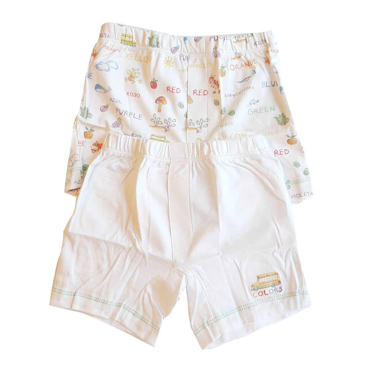 Boxer Babycottons Colors Set X2 Estampado