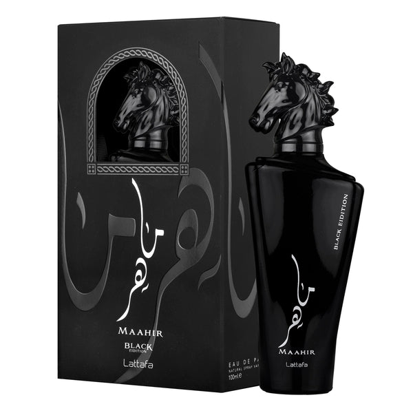 Maahir Black Edition 100Ml Edp Unisex Lattafa Perfume- Inspirado en Terroni Orto Parisi