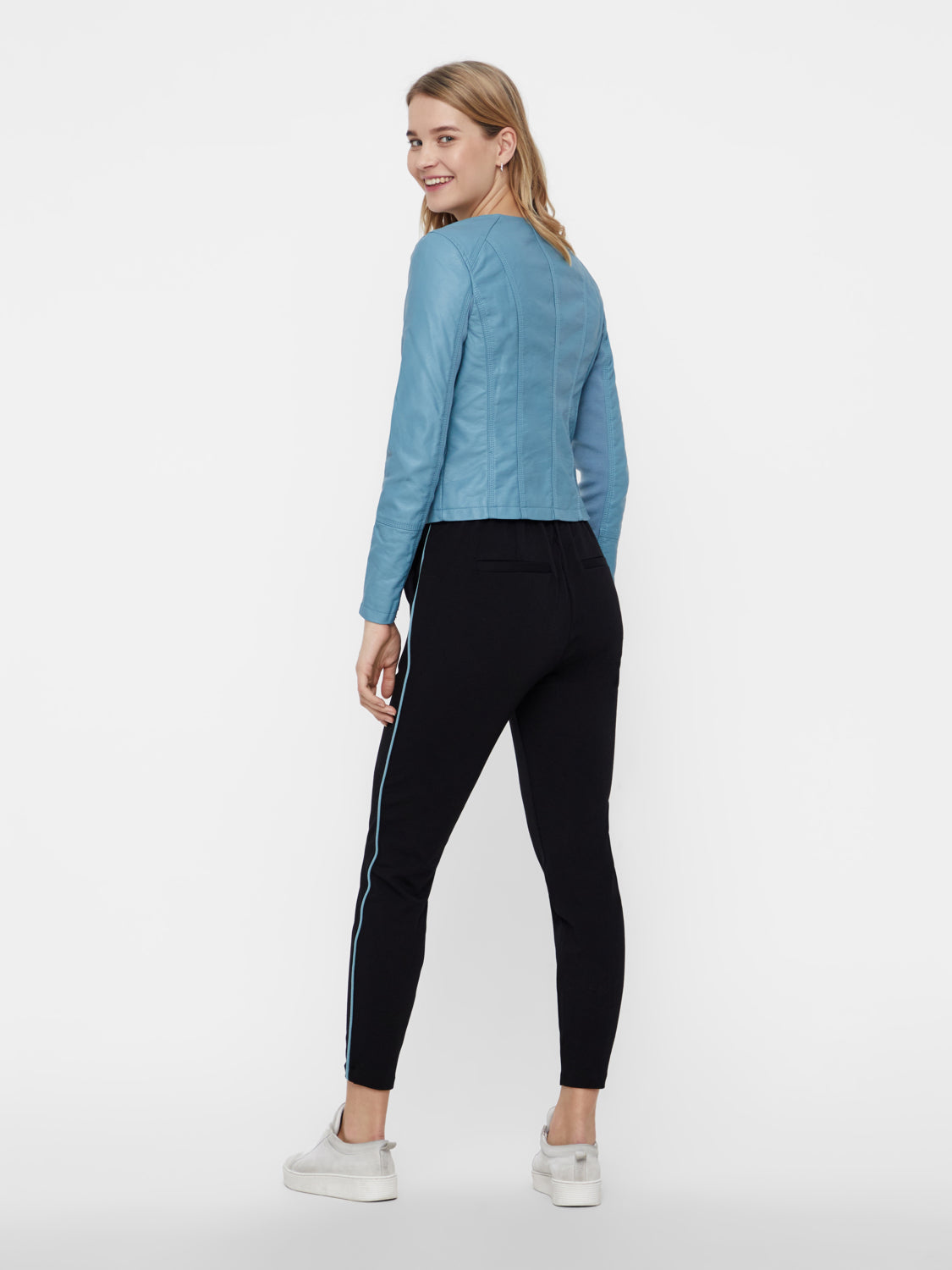 Chaqueta de Cuero Vmria Fav Short Faux