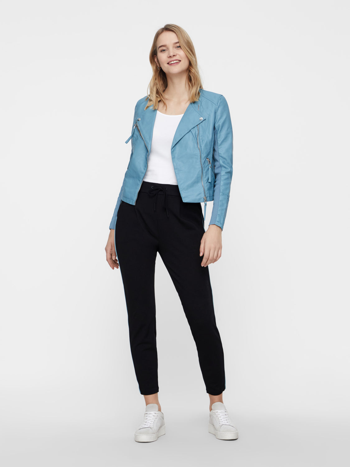 Chaqueta de Cuero Vmria Fav Short Faux