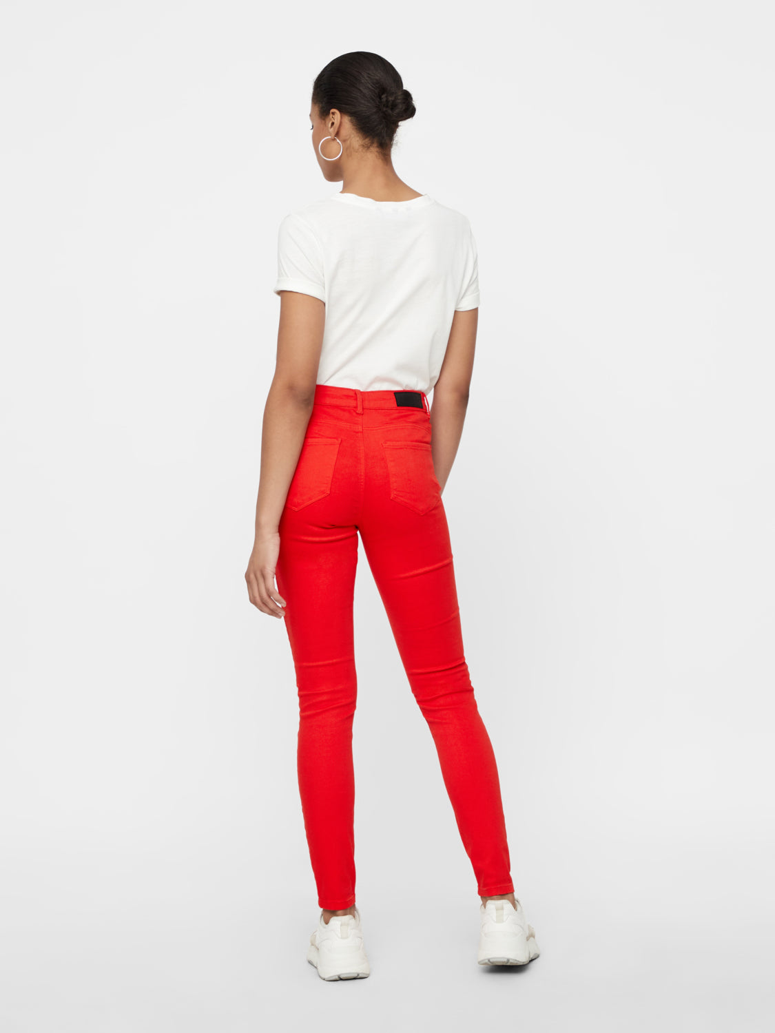 Pantalon Seven Mr Slim Push Up Rojo