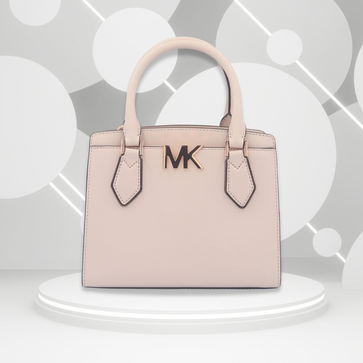 Cartera Michael Kors MOTT Messenger Leather Powder Blush MdColor POWDER BLUSH