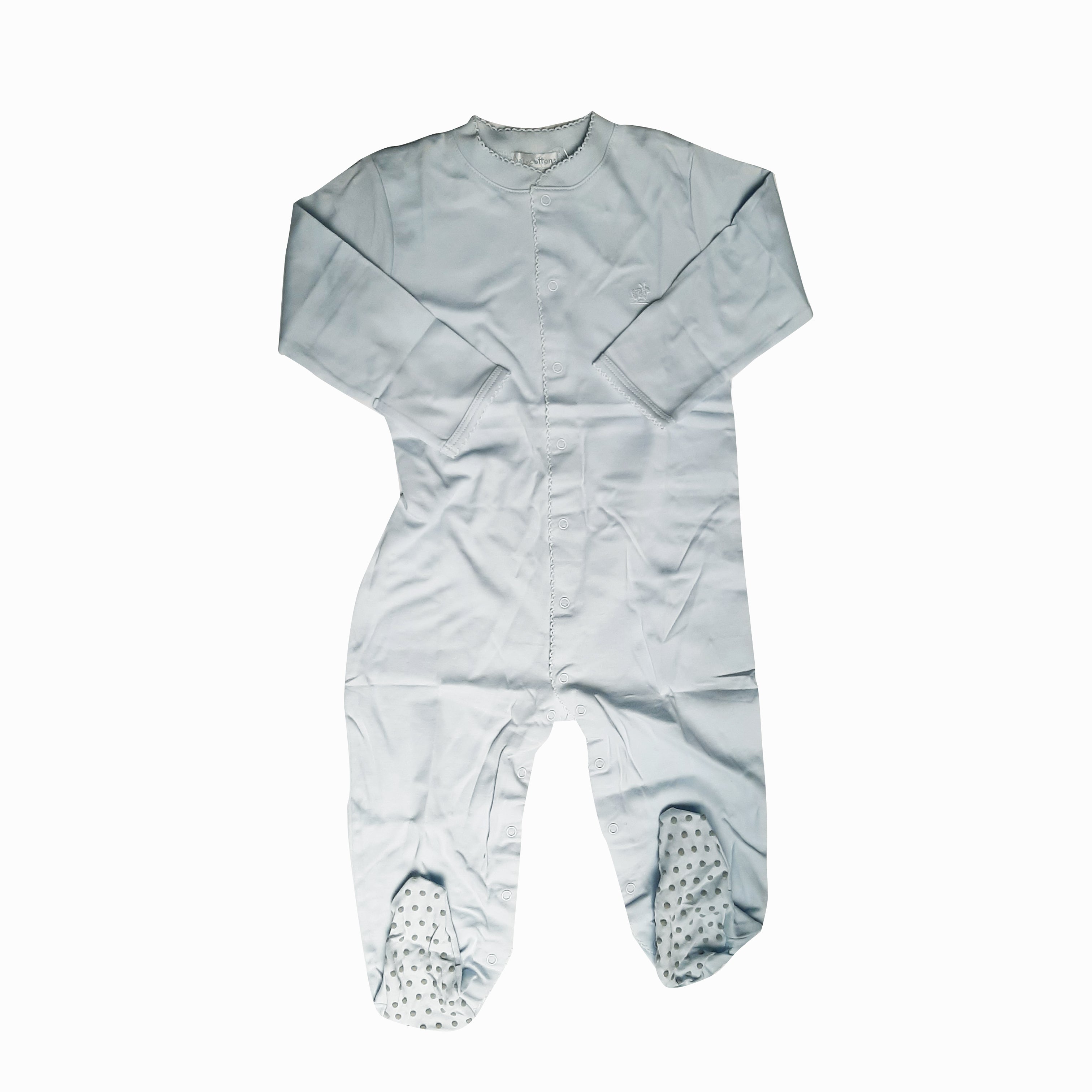 Enterito Babycottons Footie Basic C/Pie Celeste