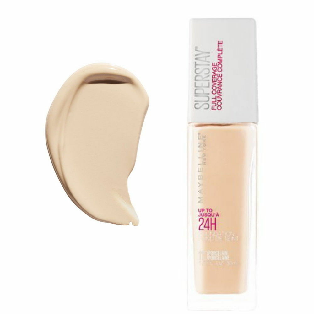 Base De Maquillaje Superstay 24 Horas Alta Cobertura 110 Porcelain Maybelline