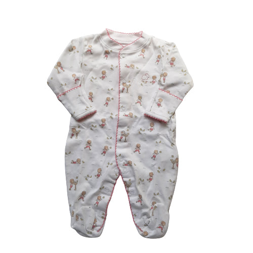 Enterito Babycottons Footie Basic at the Park Blanco Rosa