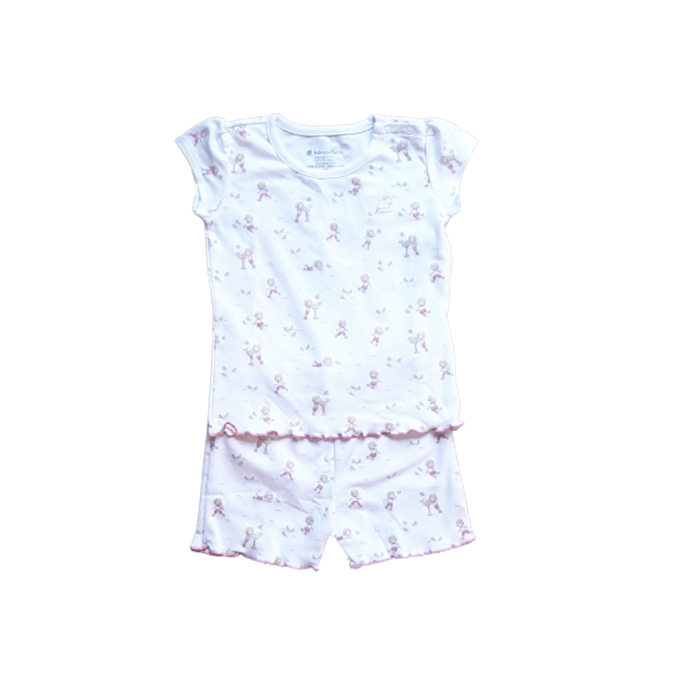 Pijama Babycottons 2p Mc At The Park F Rosa