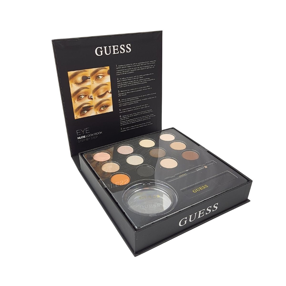 Estuche Guess Nude Eye Mascara Noir+Eyeshadow+Black Eye Liner