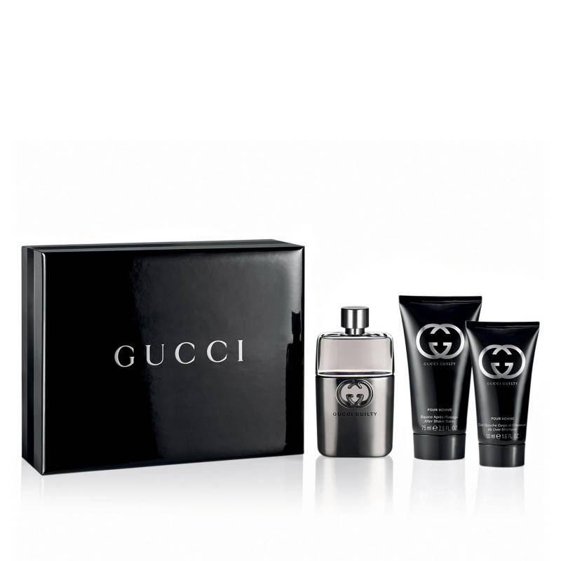 Estuche Gucci Guilty Pour Homme EDT 90 Ml+50Ml Gel+75Ml A/S