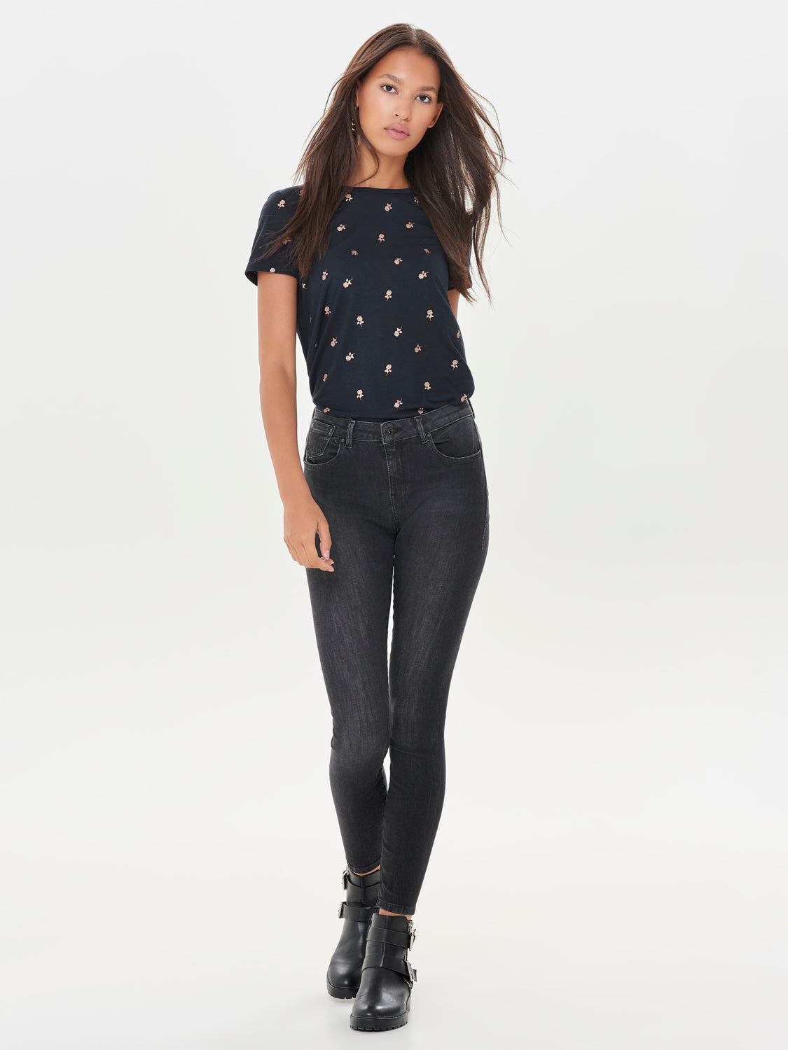 Jeans Onlpiti Reg Sk Ank Pushup