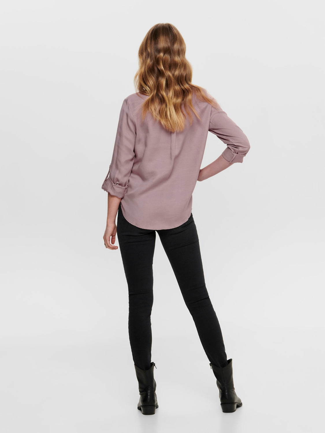 Camisa de Algodón Onlvega L/S Purpura