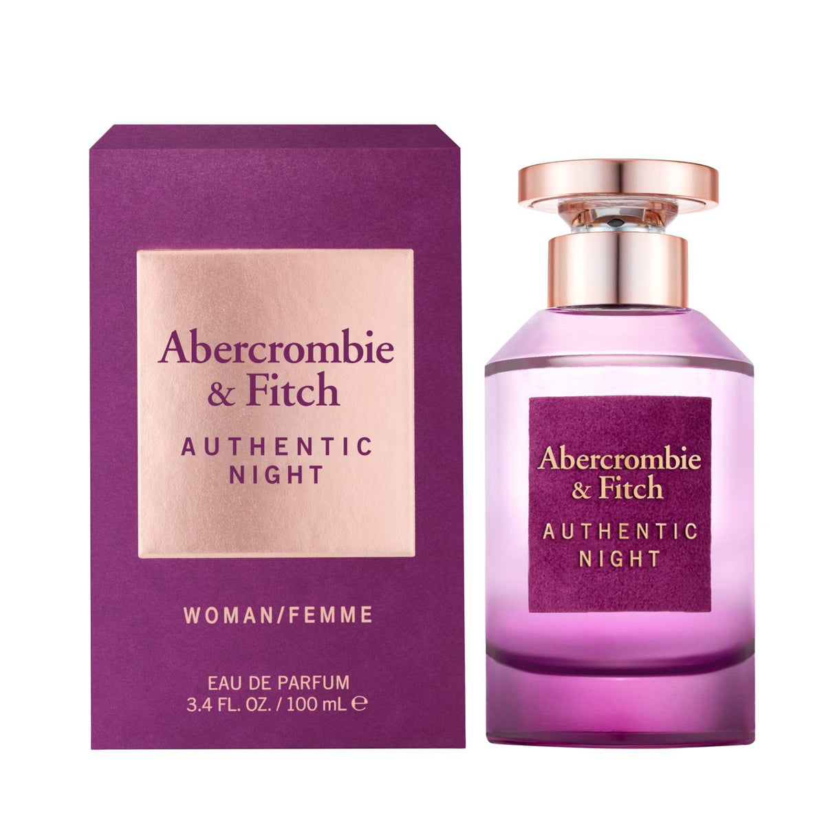 Abercrombie & Fitch Authentic Night Edp 100Ml Mujer