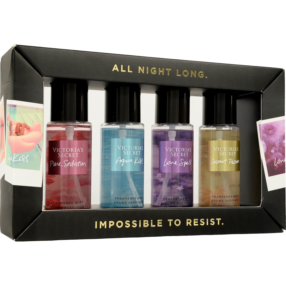 Victoria Secret All Night Long Perfume 4Unid 75ml Mujer