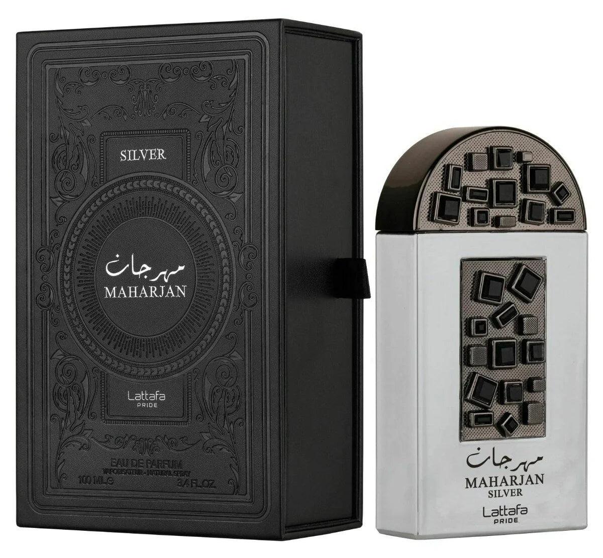 Pride Maharjan Silver 100Ml Edp Unisex Lattafa Perfume- Inspirado en Silver Mountain Water Creed
