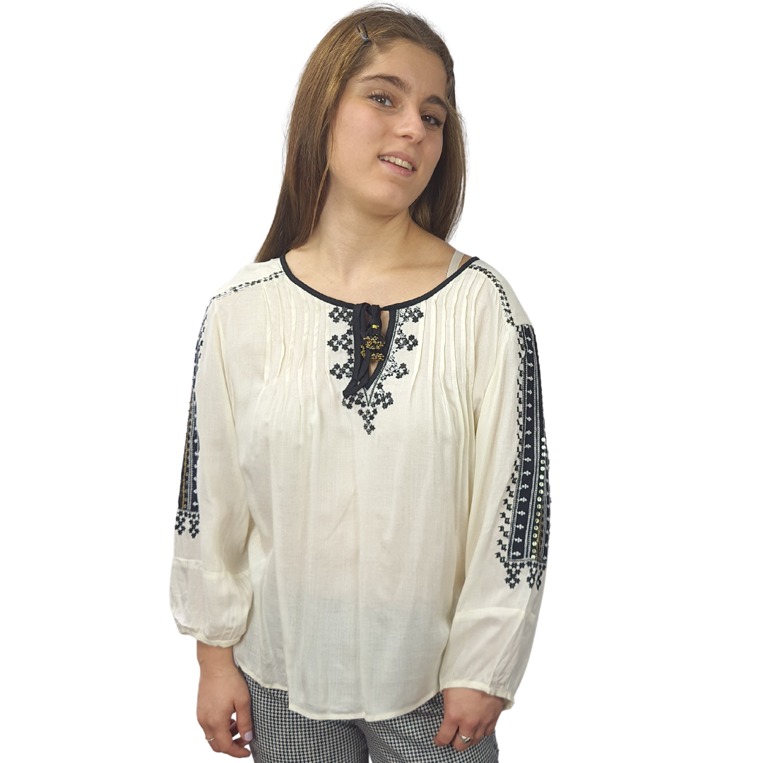 Blusa Rapsodia Pablova Crudo