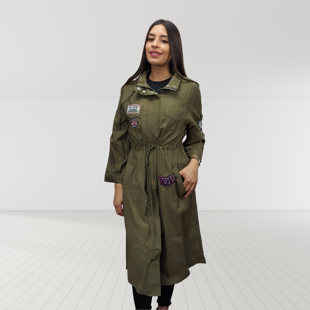 Chaqueta Vero Moda Verde Style CYNTHIA PATCH L/S COAT(MM)