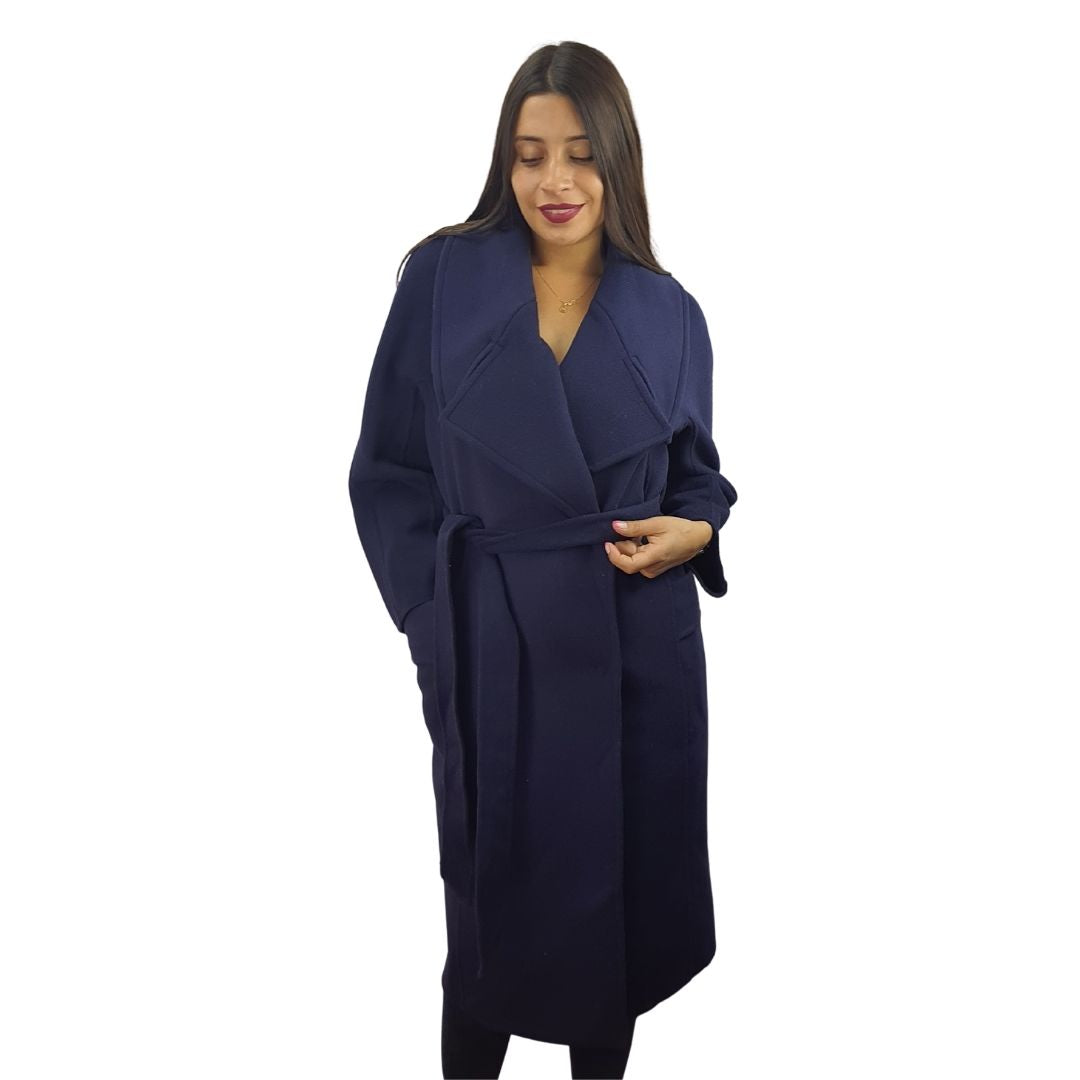 Tapado Vero moda Azul Style CRAY DF L/S WOOL COAT(VMC-DR)