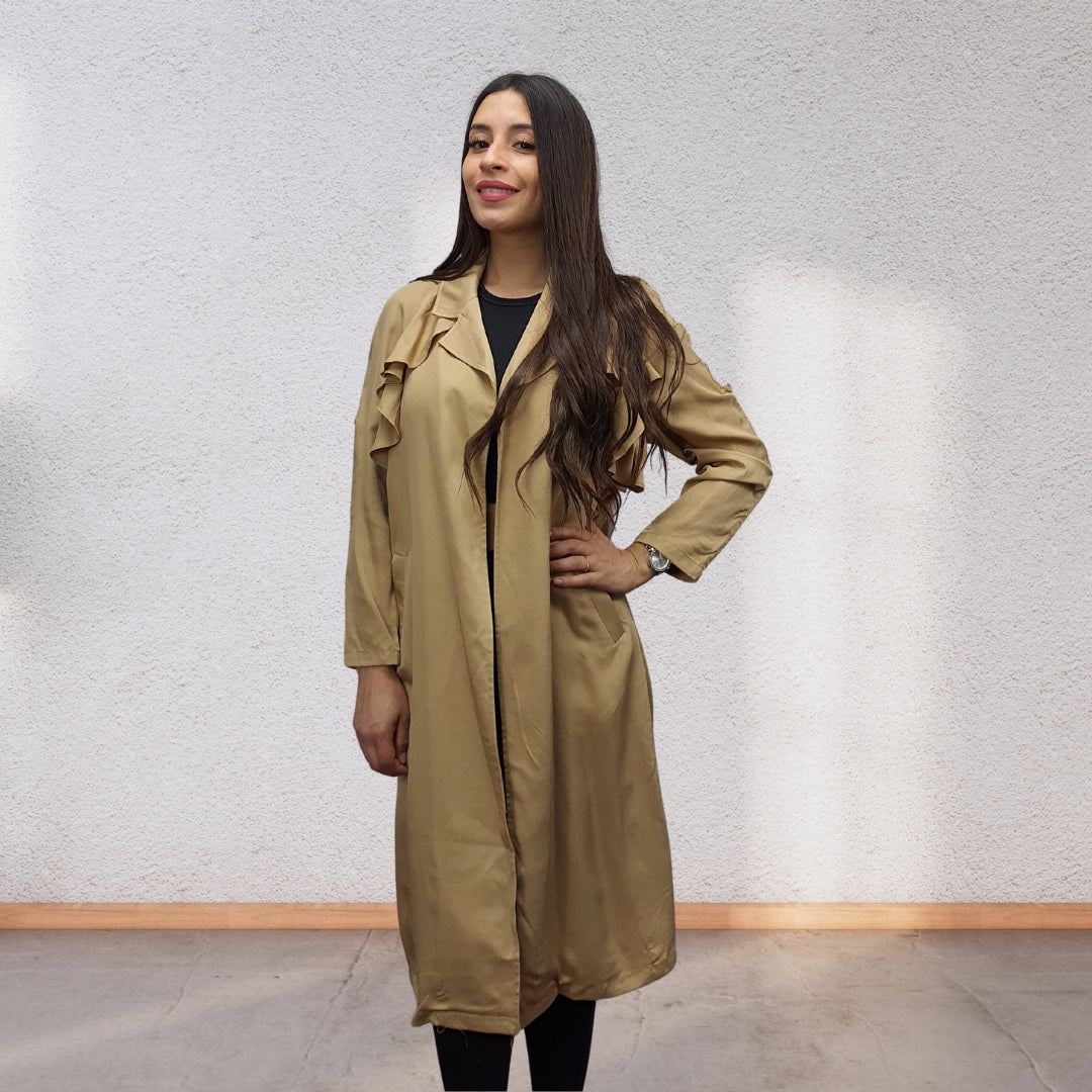 Blazer Vero Moda Beige Style CALVIN L/S COAT(VMC-DR)