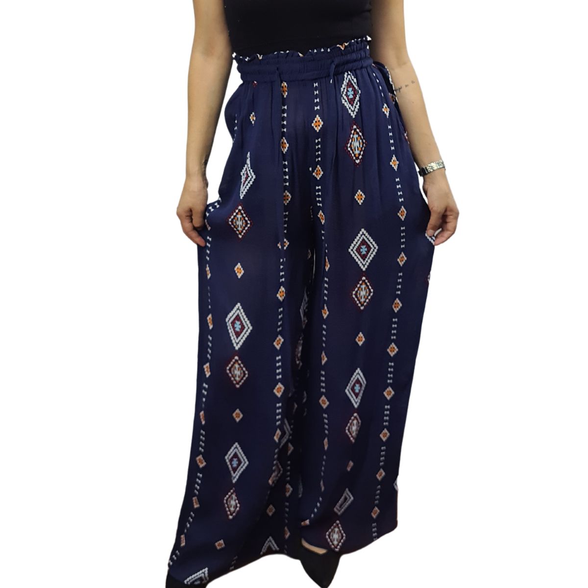 Pantalon Vero Moda Azul Style CONARD JANET LOOSE PANTS(BJ)