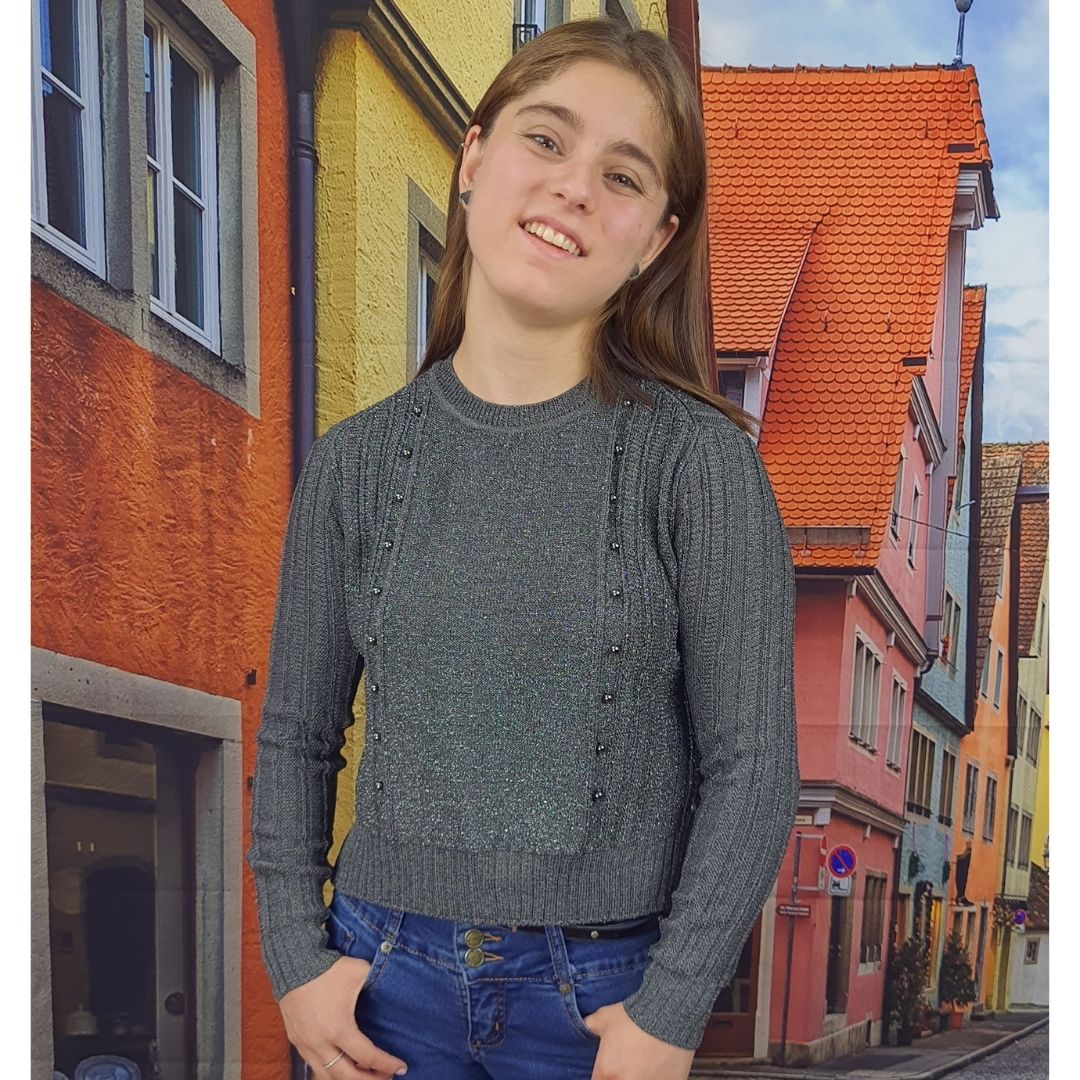 Sweater Rapsodia Rima Gris