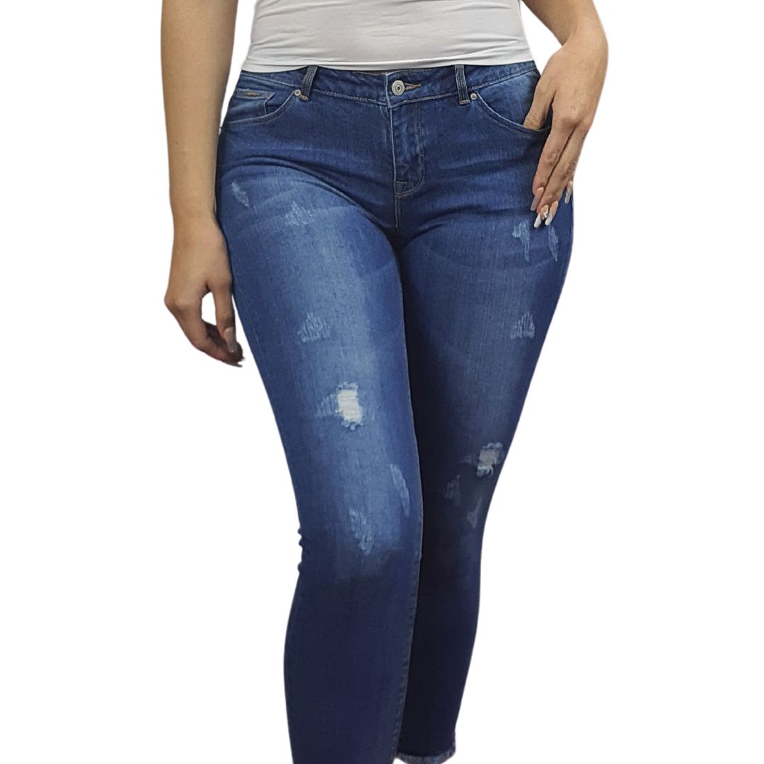 Jeans Vero Moda Azul Claro Style DOLEY SMART 7/8 X-SLIM JEANS(HH)