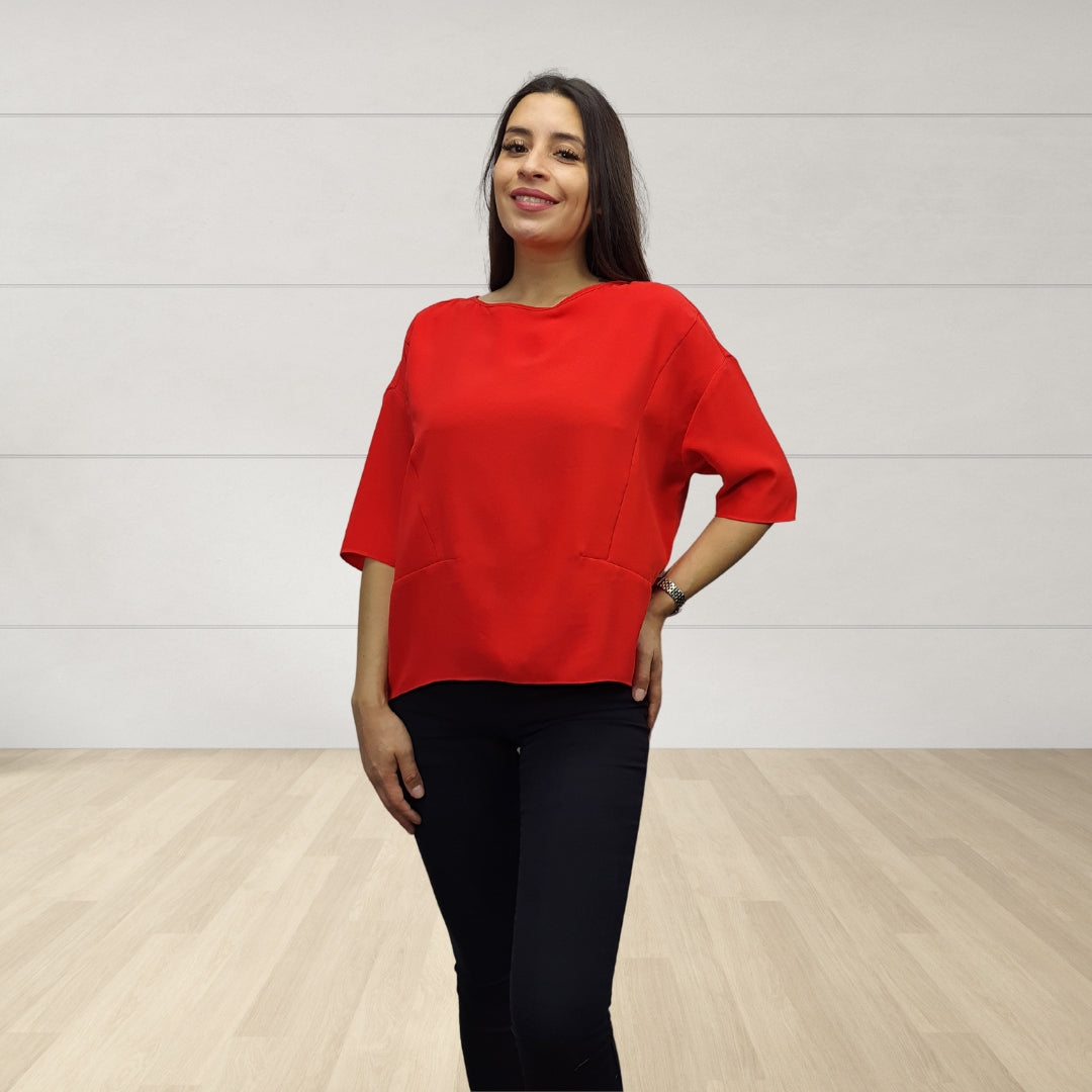 Blusa Vero Moda Rojo Style IRENE 1/2 TOP(MW-EC-2)