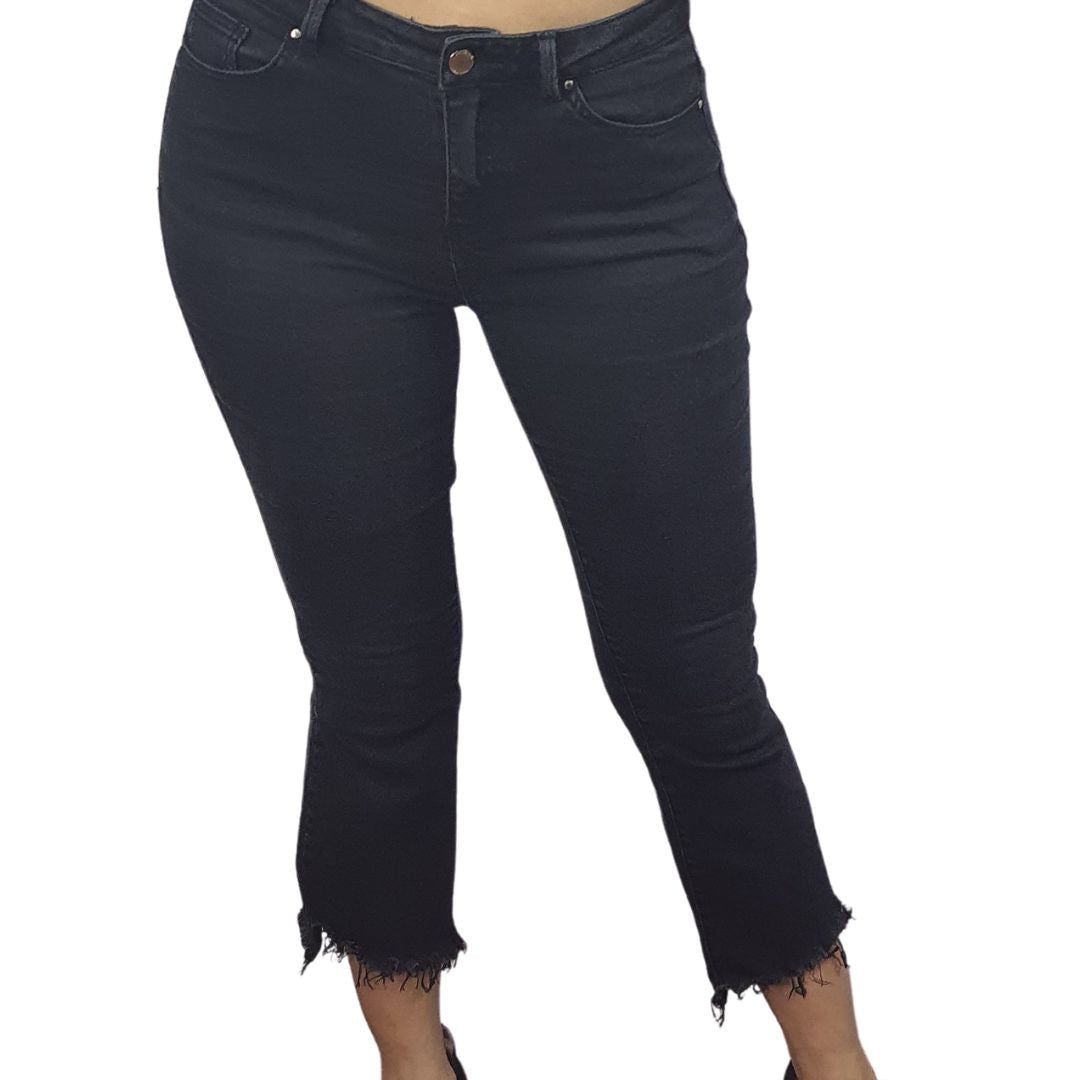 Jeans Vero Moda Negro Style ABLE 7/8 MW SB JEANS(NR)