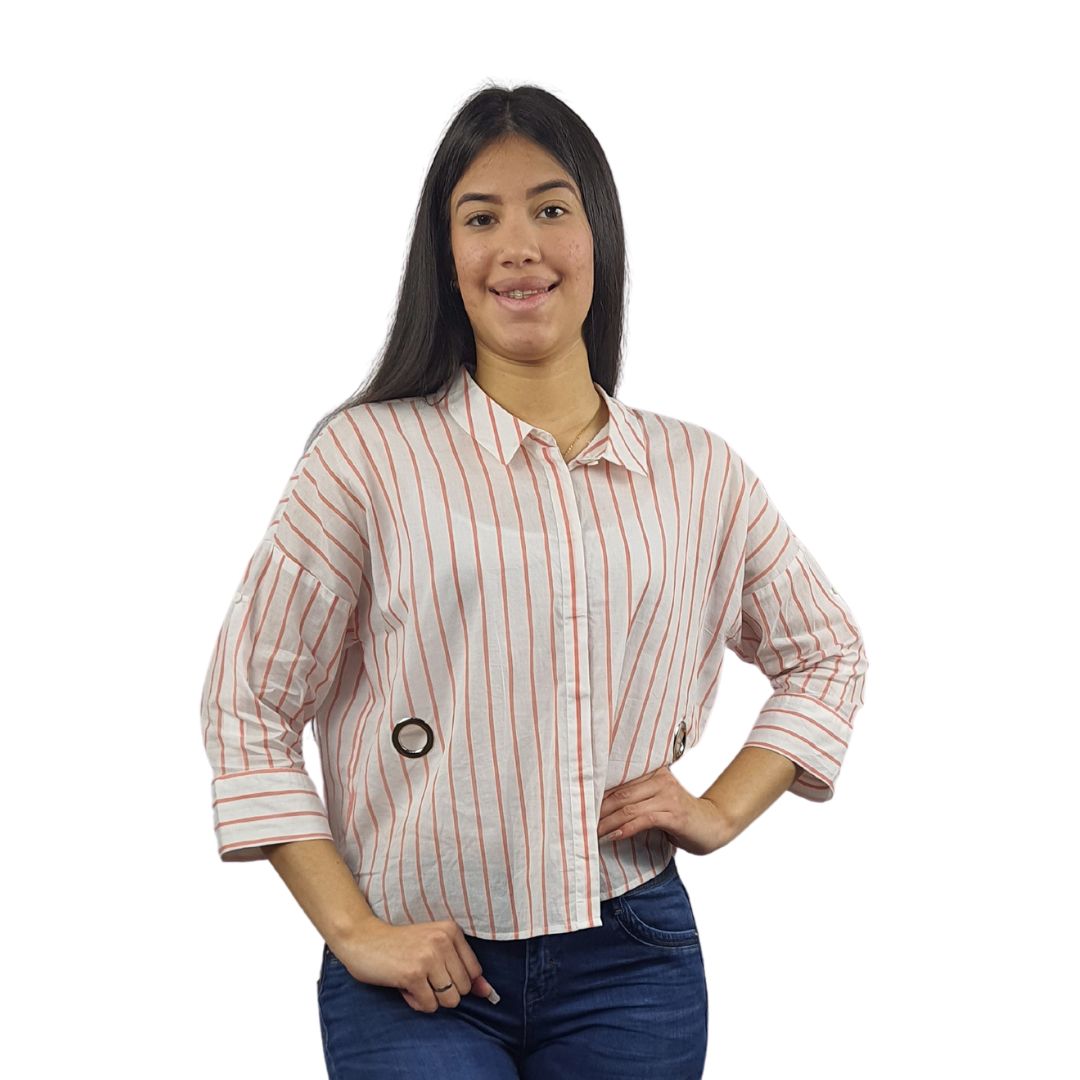 Blusa Vero Moda Rosado Style HOLD 3/4 SHIRT(FL)